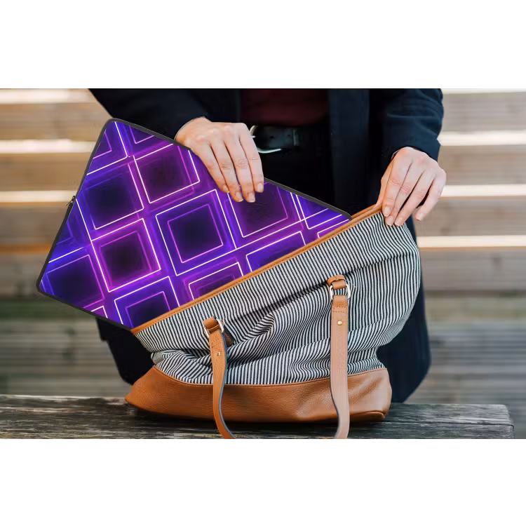 Laptophoes - Gaming - Ruiten - Neon - Paars — 4