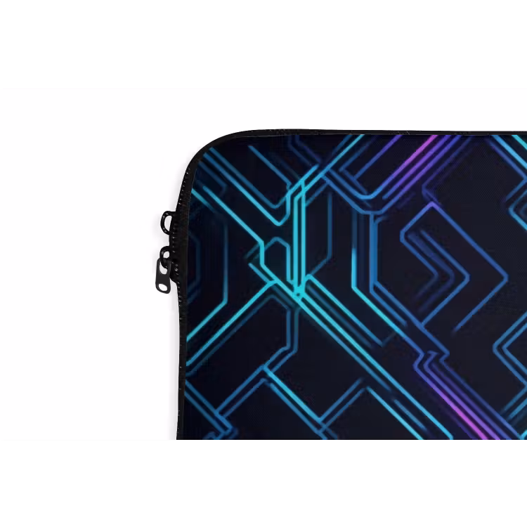 Laptophoes - Gaming - Ruitvormen - Abstract - Neon - Paars — 6