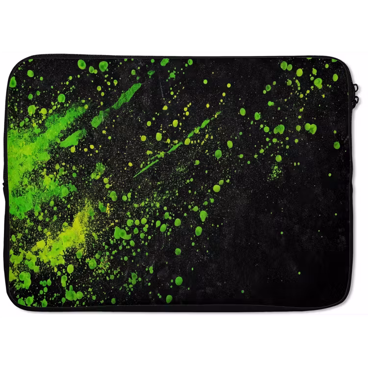 Laptophoes - Gaming - Spetters - Groen - Chaotisch - Groen — 1
