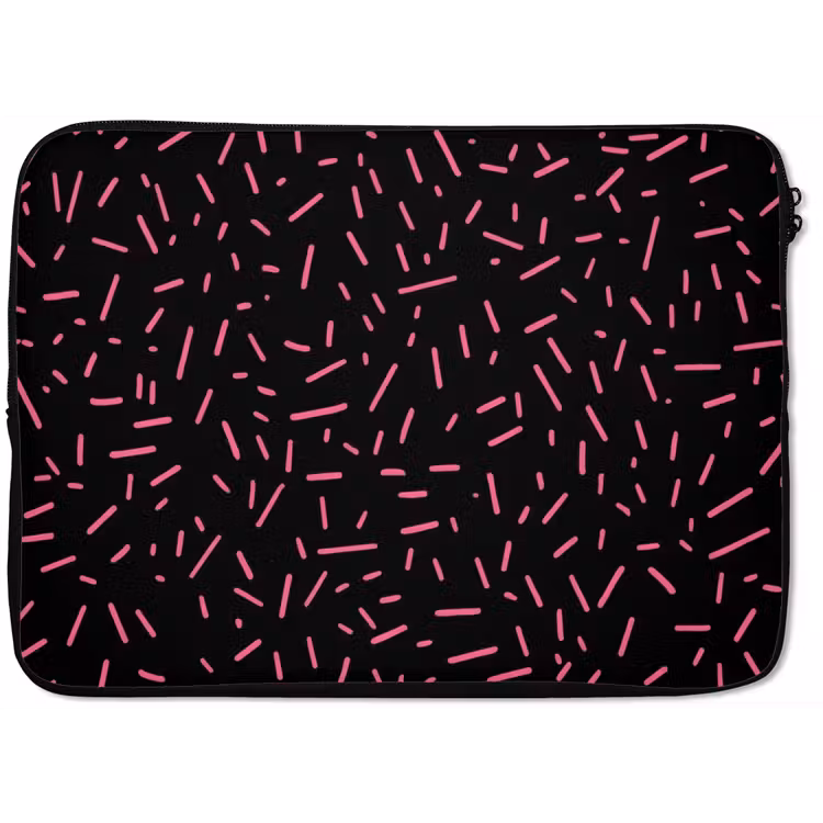 Laptophoes - Gaming - Streepjes - Roze - Abstract — 1