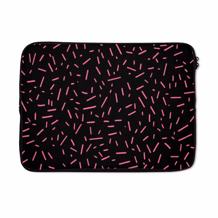 Laptophoes - Gaming - Streepjes - Roze - Abstract — 5