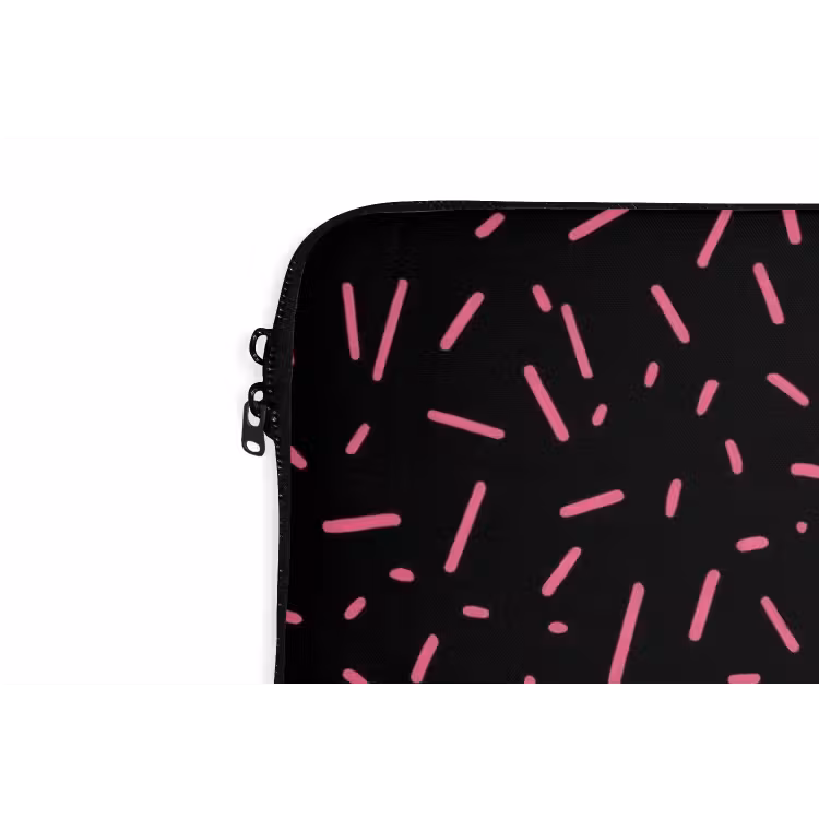 Laptophoes - Gaming - Streepjes - Roze - Abstract — 6