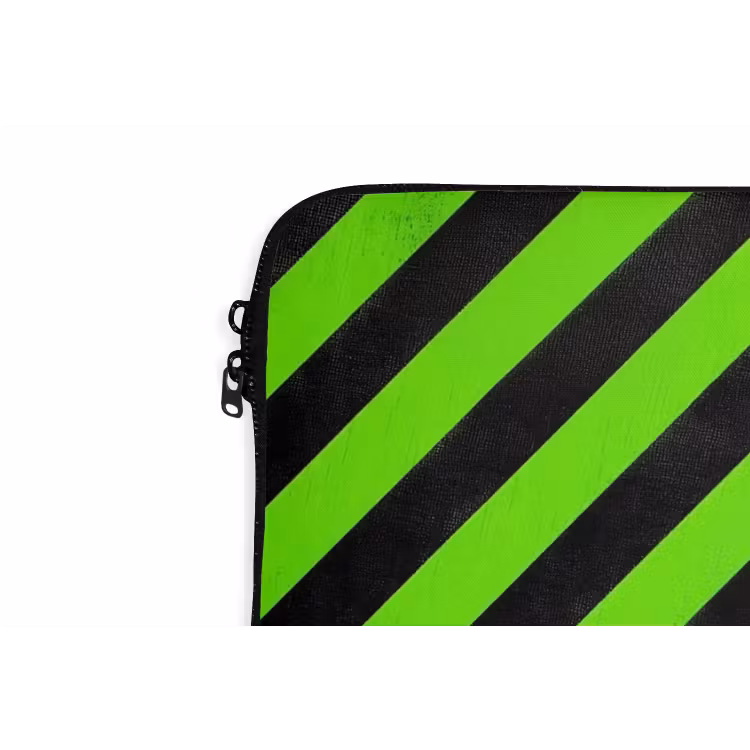 Laptophoes - Gaming - Strepen - Schuin - Groen — 6