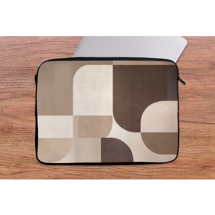 Laptophoes - Geometrisch - Geweven structuur - Modern — 2
