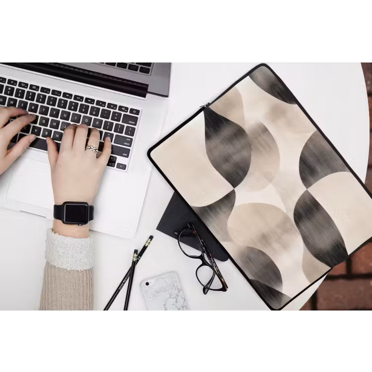 Laptophoes - Grillige vormen - Subtiele overgangen - Dynamisch — 3