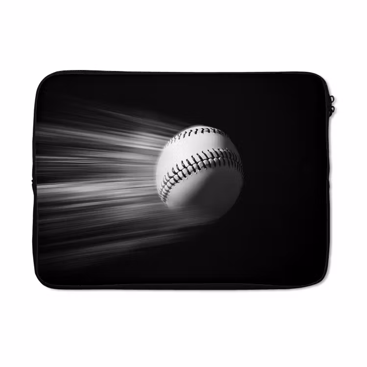 Laptophoes - Honkbal - Wit - Vliegt — 5