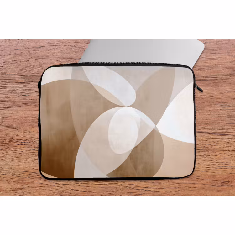 Laptophoes - Ovale vormen - Transparant - Zachte overgang — 2
