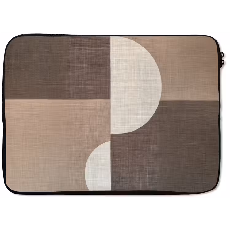 Laptophoes - Raster - Halve cirkels - Contrast — 1