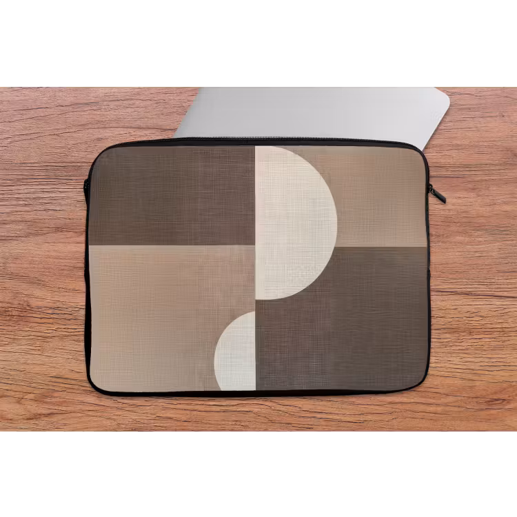 Laptophoes - Raster - Halve cirkels - Contrast — 2
