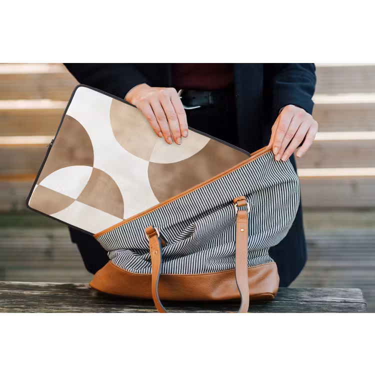 Laptophoes - Snijdende cirkels - Overlappende vlakken — 4