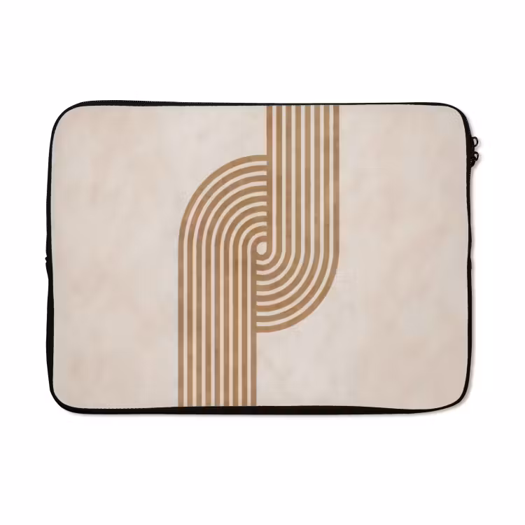 Laptophoes - Symmetrische bocht - Koperkleurig — 5