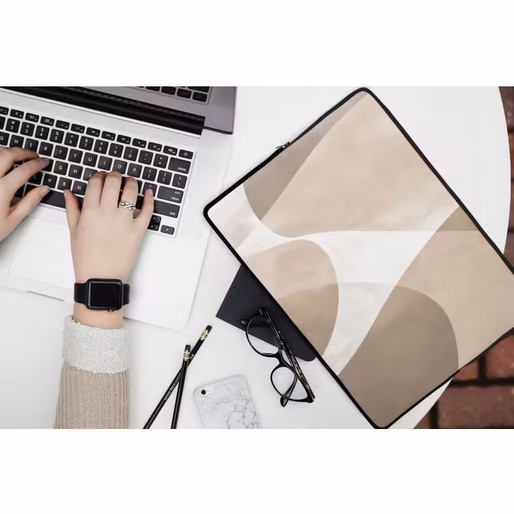 Laptophoes - Vloeiende vlakken - Harmonieus - Golvend — 3