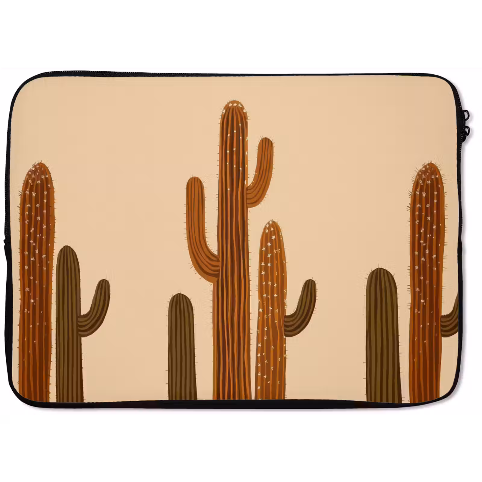 Laptophoes - Cactus - Woestijn - Zand - Bruin — 1