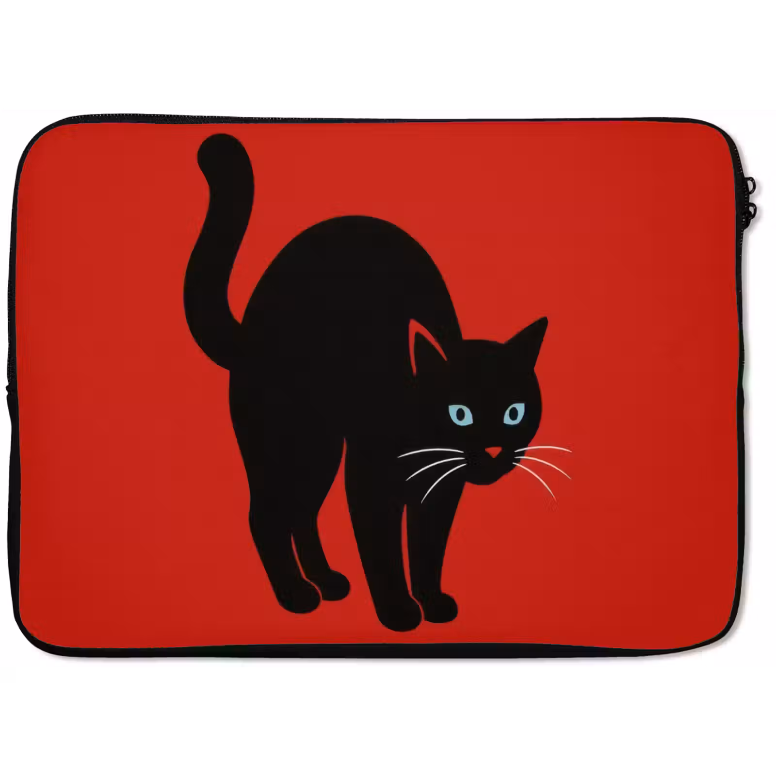 Laptophoes - Kat - Zwart - Staart — 1