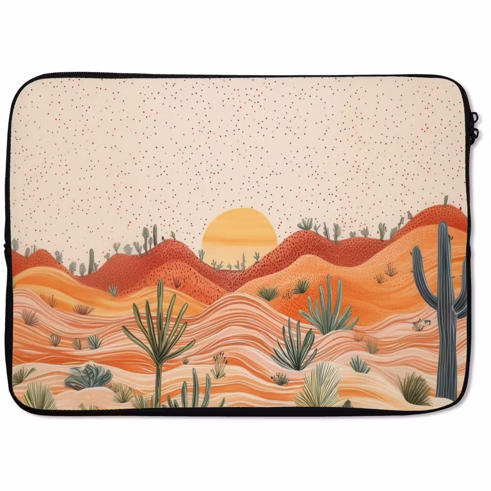 Laptophoes - Landschap - Heuvels - Zonsondergang — 1