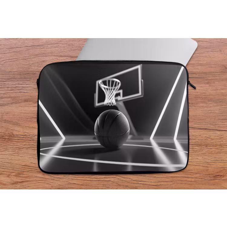 Laptophoes - Basketbal - Basketbalveld - Lichtlijnen — 2