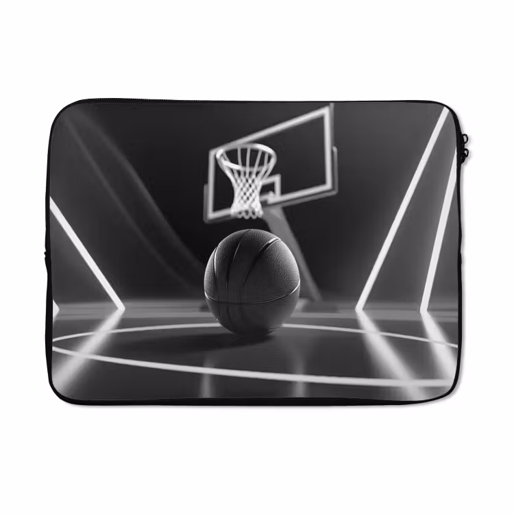 Laptophoes - Basketbal - Basketbalveld - Lichtlijnen — 5