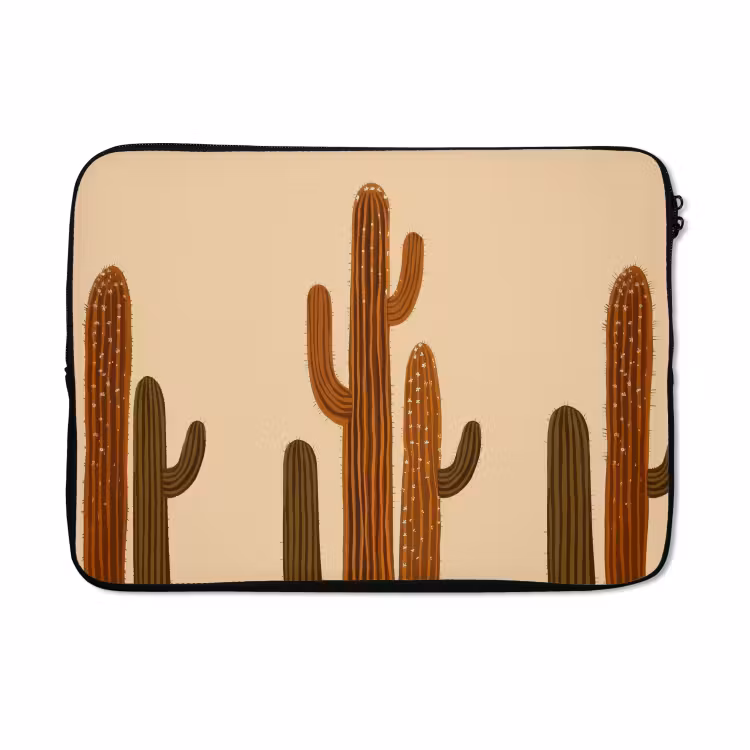 Laptophoes - Cactus - Woestijn - Zand - Bruin — 5
