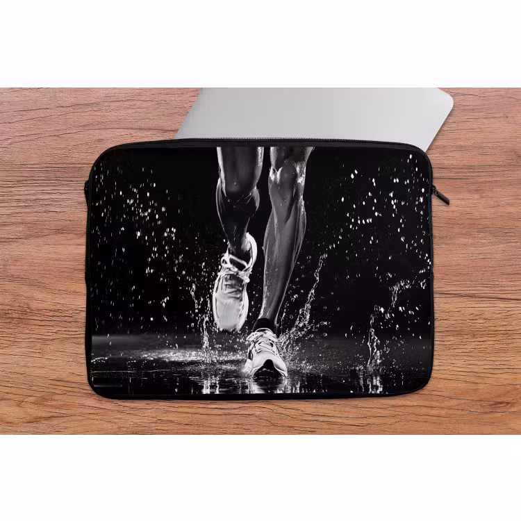 Laptophoes - Hardloopschoenen - Rennen - Druppels - Zwart — 2