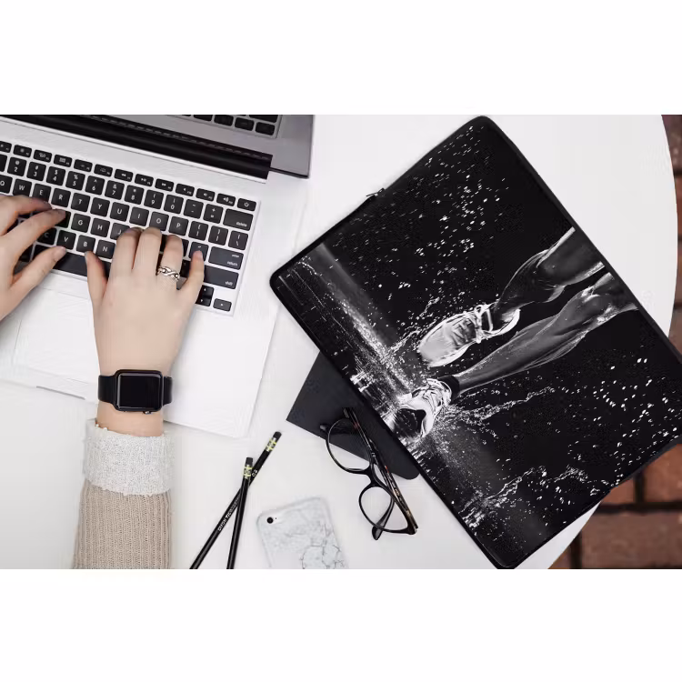 Laptophoes - Hardloopschoenen - Rennen - Druppels - Zwart — 3