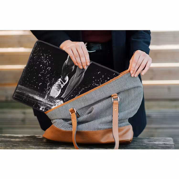 Laptophoes - Hardloopschoenen - Rennen - Druppels - Zwart — 4