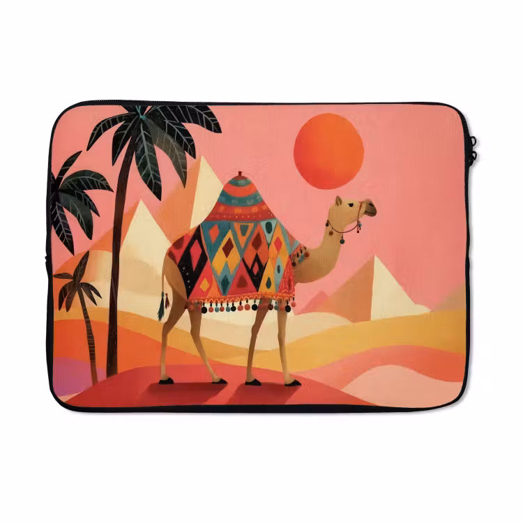 Laptophoes - Kameel - Pyramides - Rode zon — 5