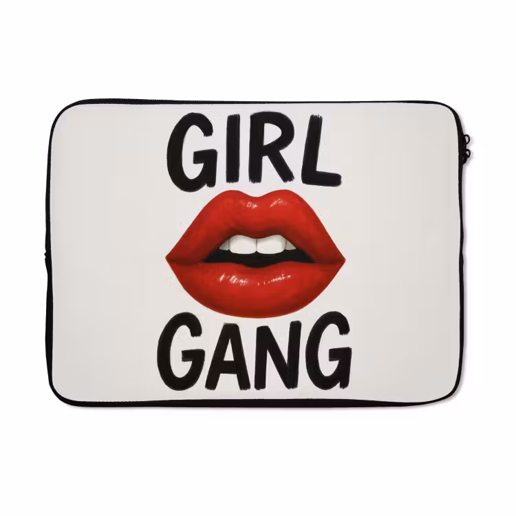 Laptophoes - Lip - Girl - Rood - Letters — 5