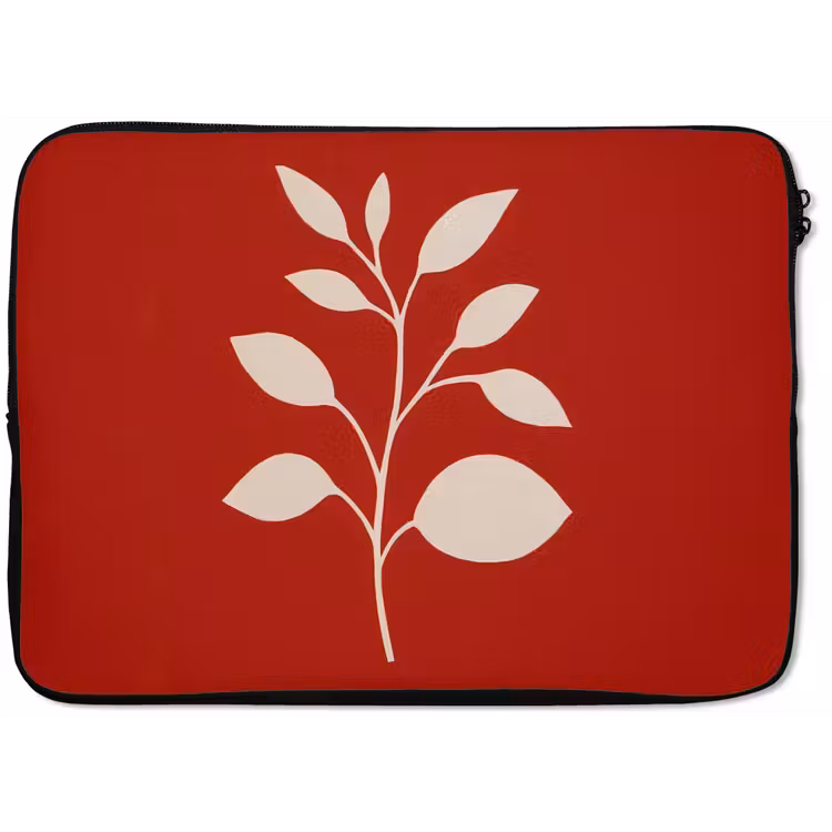 Laptophoes - Silhouet - Bladeren - Tak — 1