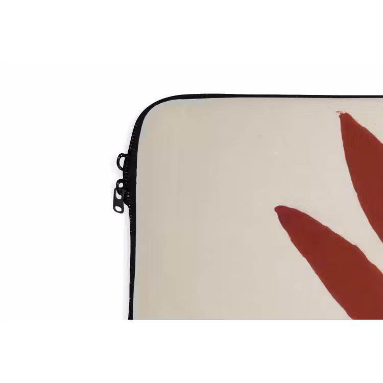 Laptophoes - Tak - Bladeren - Rood — 6