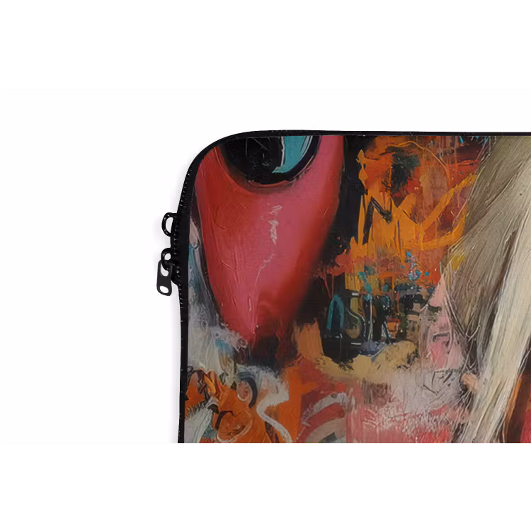 Laptophoes - Vrouw - Kauwgom - Graffiti - Love — 6
