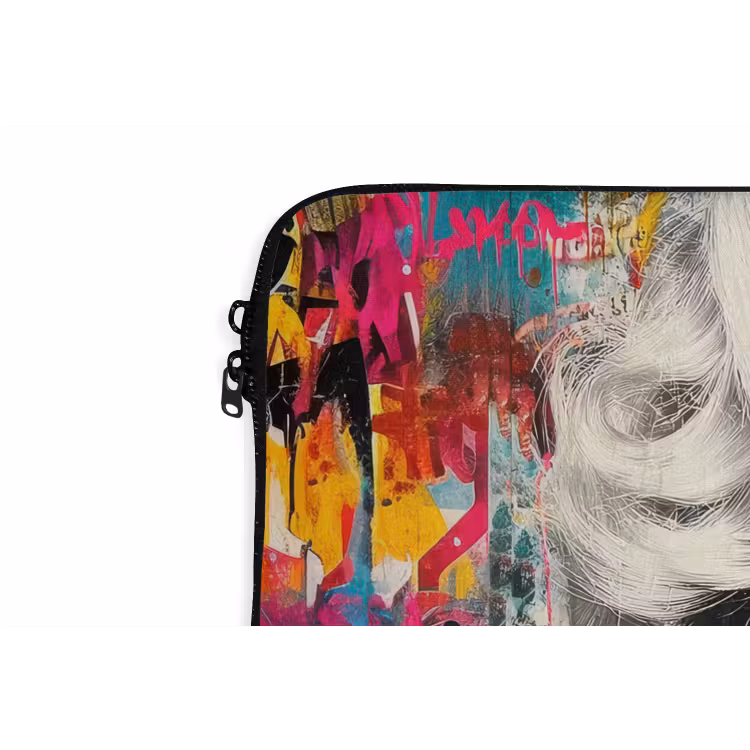 Laptophoes - Vrouw - Kauwgom - Graffiti - Neonkleuren — 6
