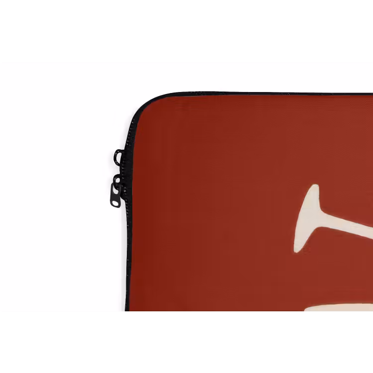 Laptophoes - Wijnglazen - Silhouetten - Wit — 6