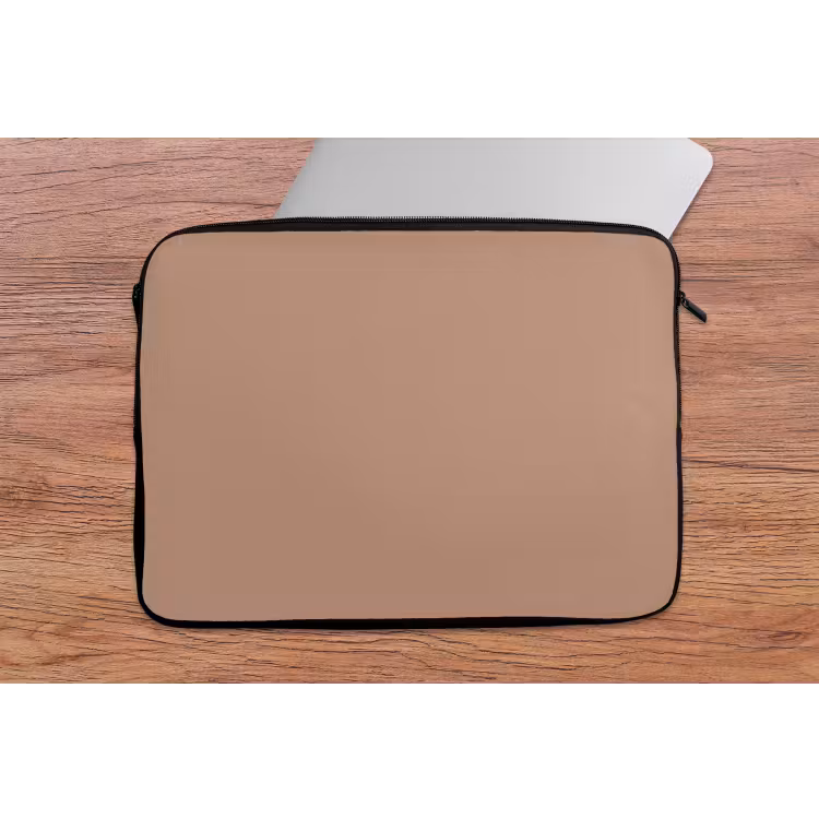 Laptophoes - Beige - Kleur - Roze — 1