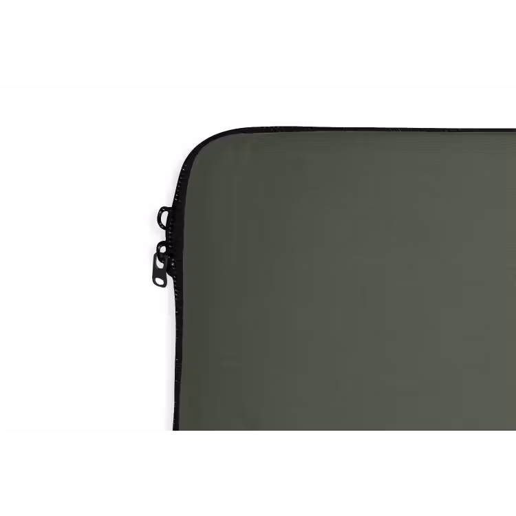 Laptophoes - Groen - Effen kleur - Olijfgroen — 5