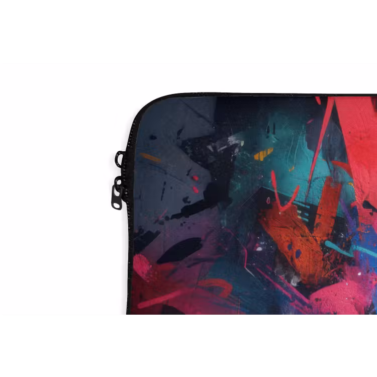Laptophoes - Abstract - Explosie - Neonkleuren — 6