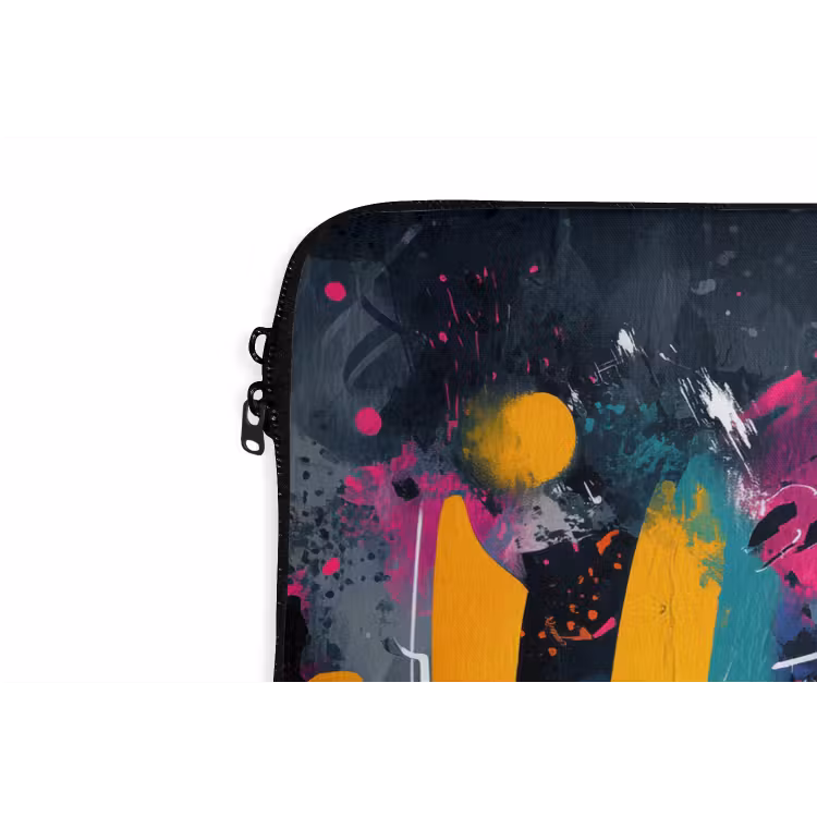 Laptophoes - Abstract - Graffiti - Kleurrijk - Verfspatten — 6