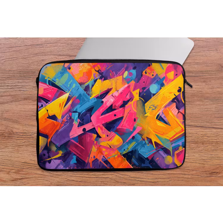 Laptophoes - Abstract - Vormen - Kleurrijk — 2