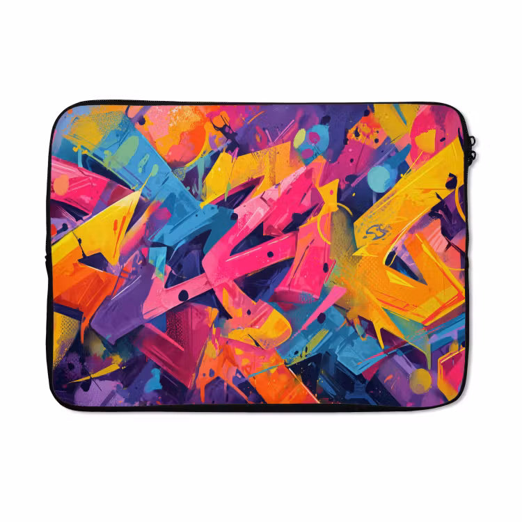 Laptophoes - Abstract - Vormen - Kleurrijk — 5
