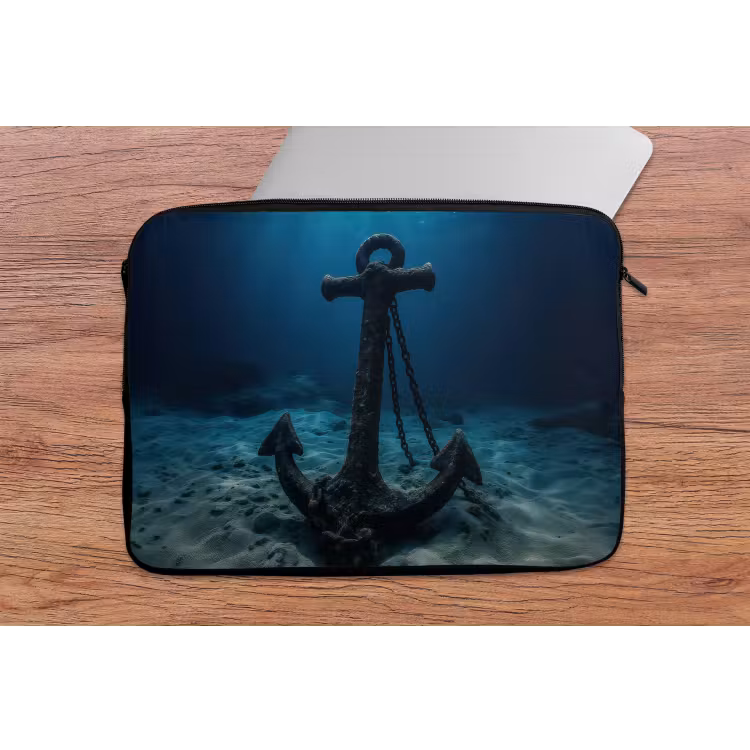 Laptophoes - Anker - Ijzer - Zeebodem - Zand — 2