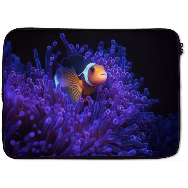 Laptophoes - Koraal - Vis - Oranje - Zee — 1