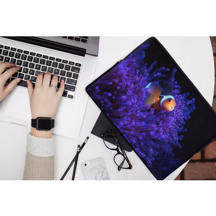 Laptophoes - Koraal - Vis - Oranje - Zee — 3