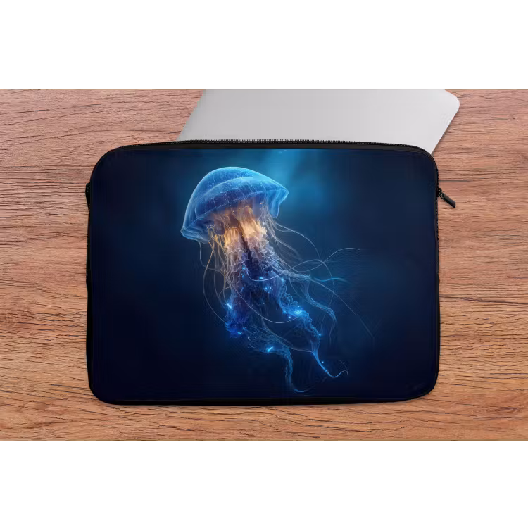 Laptophoes - Kwal - Lichtgevend - Tentakels - Blauw — 2