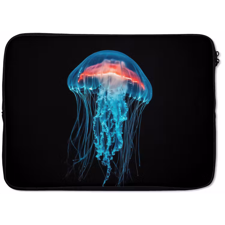Laptophoes - Kwal - Tentakels - Blauw - Licht — 1