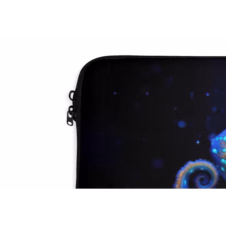 Laptophoes - Octopus - Stippen - Blauw - Zee — 6