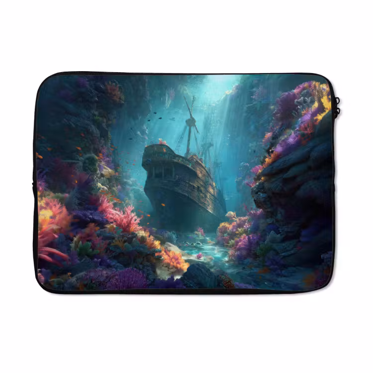 Laptophoes - Schip - Hout - Koraalriffen - Zonlicht — 5