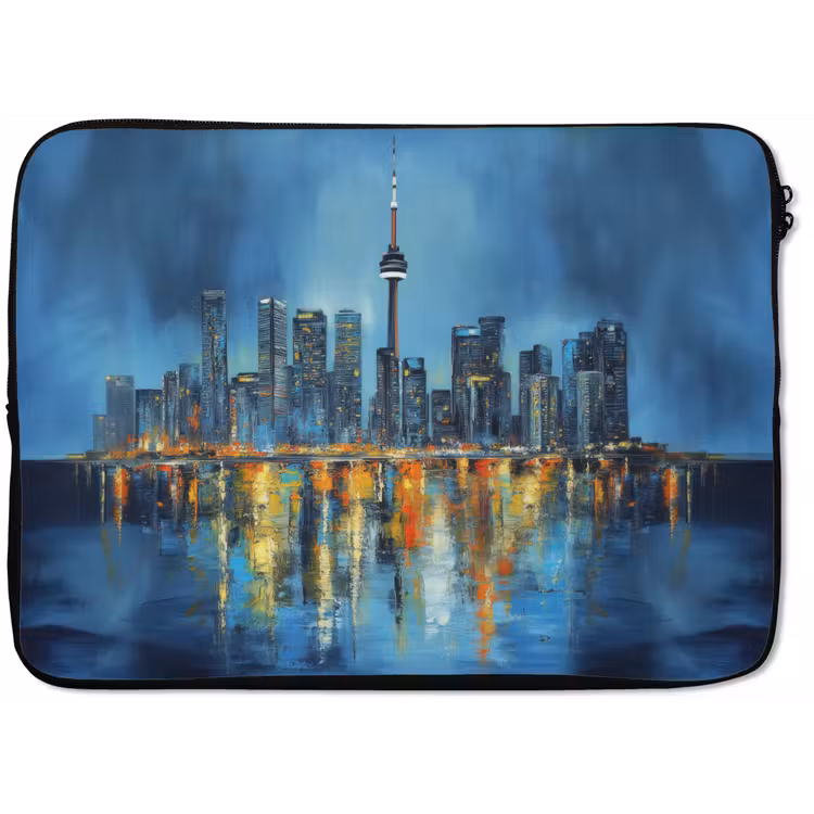 Laptophoes - Skyline Toronto - Water - Stadslichten - Toren — 1