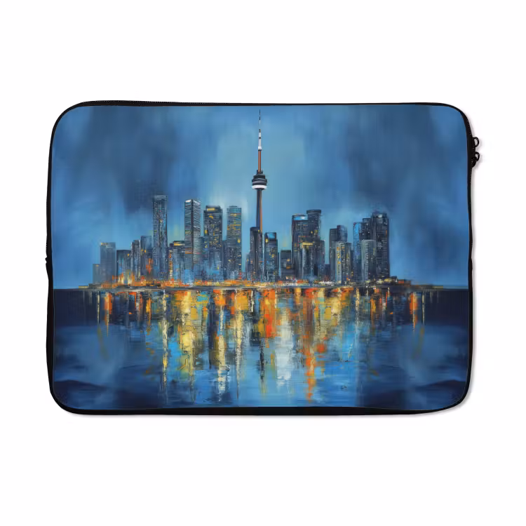 Laptophoes - Skyline Toronto - Water - Stadslichten - Toren — 5