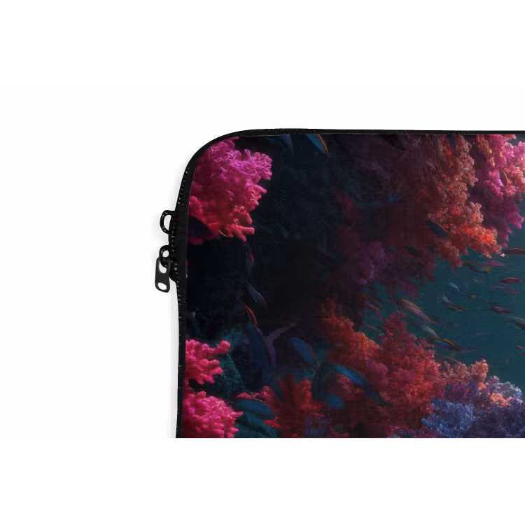 Laptophoes - Standbeeld - Zeebodem - Koraal - Kleurrijk — 6