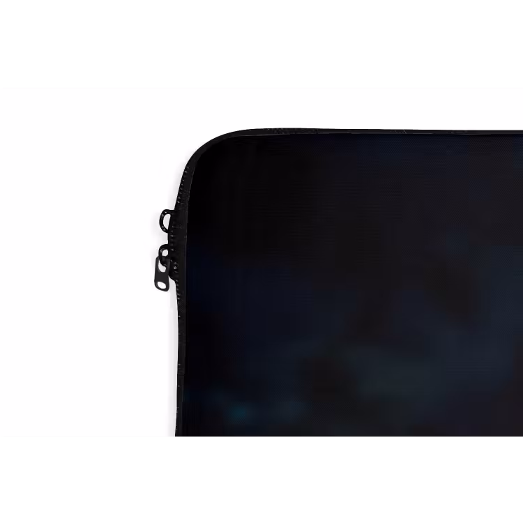 Laptophoes - Vis - Stippen - Koraal - Blauw — 6