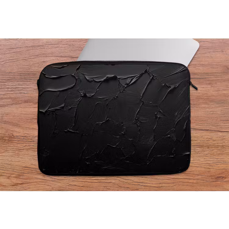 Laptophoes - Zwart - Verf — 2